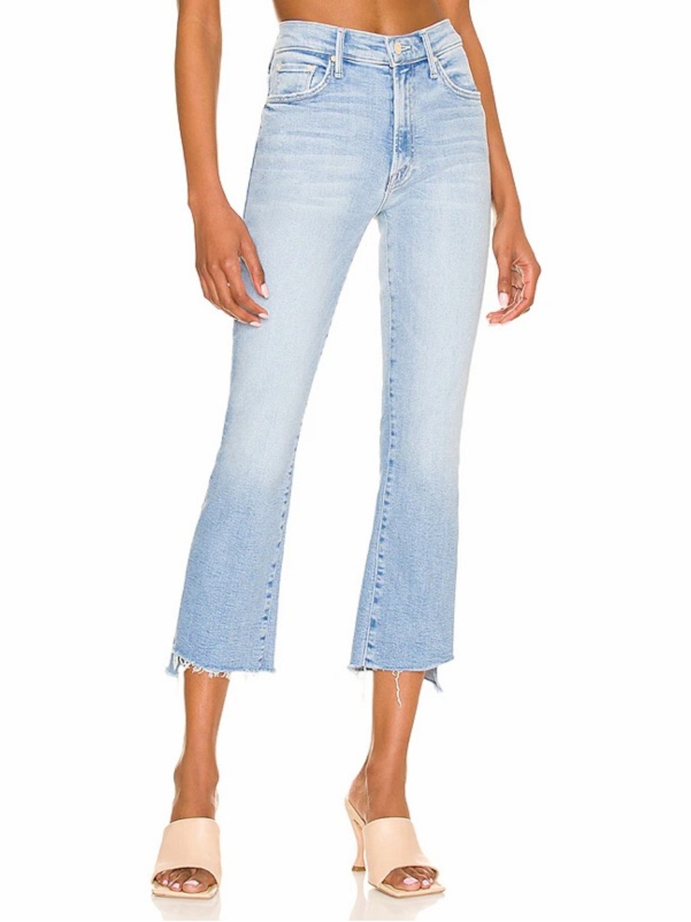 Mother Denim Insider Crop Step Fray Limited Edition Raw Hem‎ Jeans Size 32